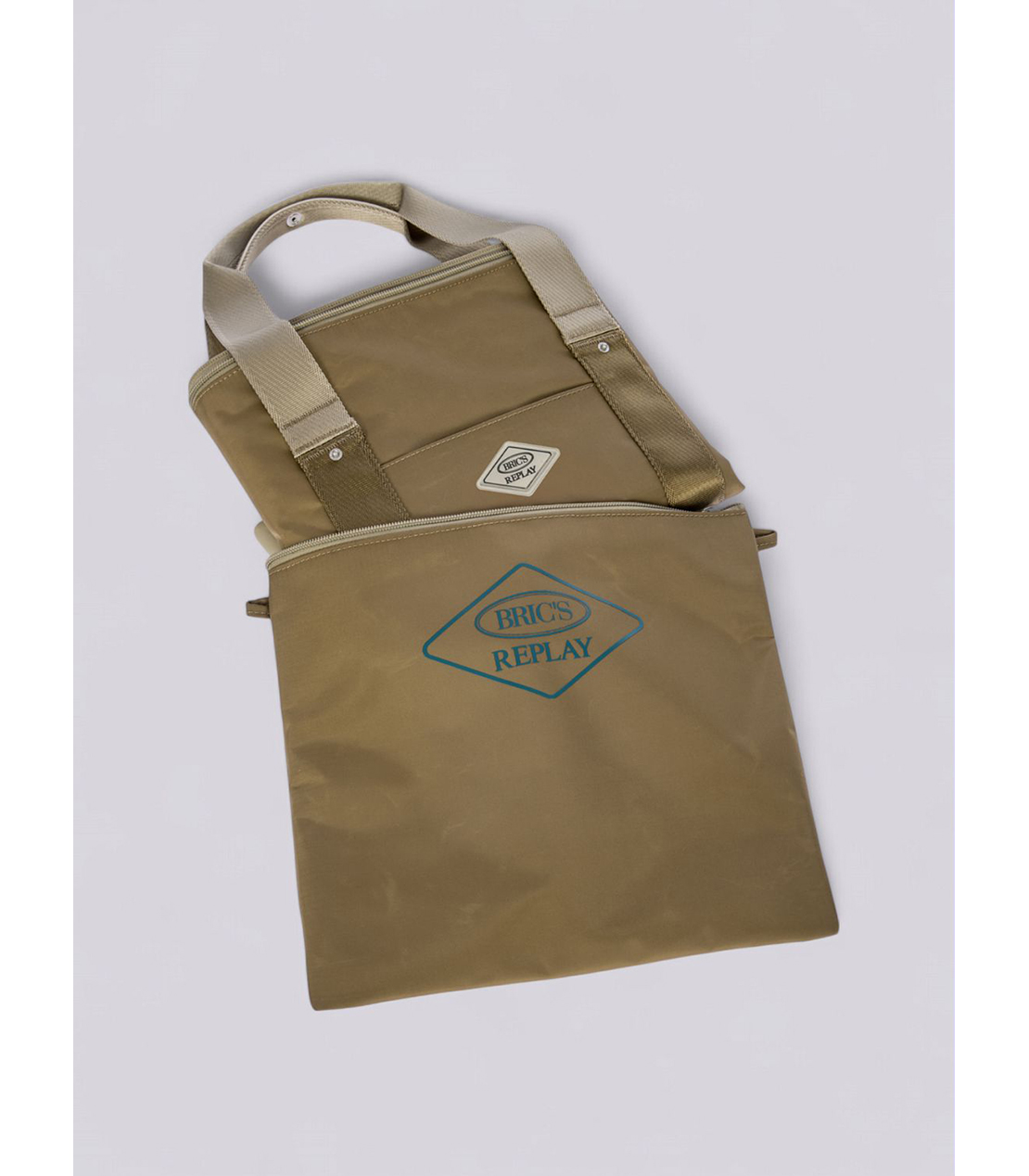 BRICS＆REPLAY 2イン1 折り畳みボストン＆収納バッグセット LARGE 詳細画像 サンドウッド 8